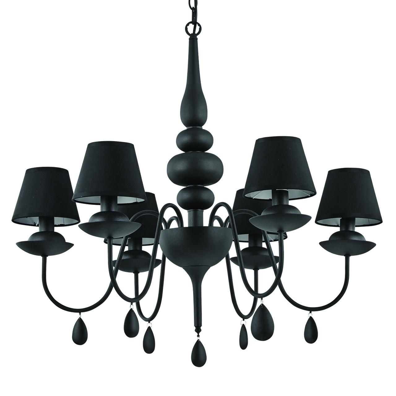 Люстра ideal Lux Blanche sp6 Nero