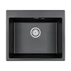 Мойка из камня Paulmark Kante 60 PM106052-BL черный кварц 60 х 52 см