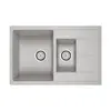 Мойка из камня Paulmark Flugen 60 PM237850-GR серый кварц 77.5 х 49.5 см
