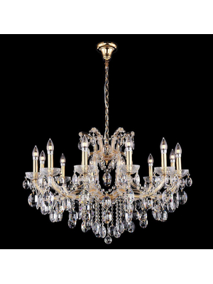 Подвесная люстра Crystal Lux Hollywood SP12 Gold