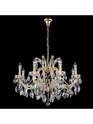 Подвесная люстра Crystal Lux Hollywood SP8 Gold