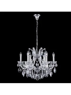 Подвесная люстра Crystal Lux Hollywood SP6 Chrome