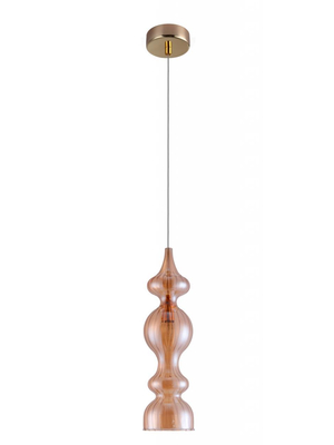 Подвесной светильник Crystal Lux Iris SP1 A Amber