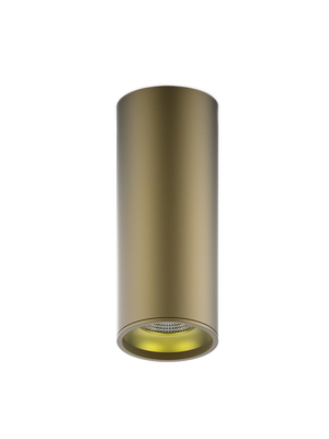 HD002 LED светильник накладной HD002 12W (кофе золото) 3000K 79x200,900лм, 1/30