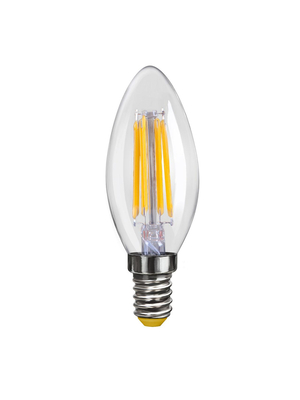Лампа светодиодная филаментная E14 4W 2800К прозрачная VG10-C1E14warm4W-F 6997
