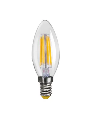 Лампа светодиодная филаментная E14 4W 2800К прозрачная VG10-C1E14warm4W-F 6997