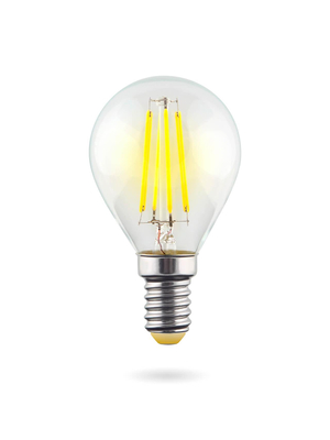 Лампа светодиодная E14 6W 2800К прозрачная VG10-G1E14warm6W-F 7021