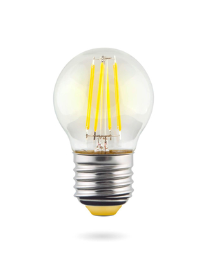 Лампа светодиодная E27 6W 2800К прозрачная VG10-G1E27warm6W-F 7023