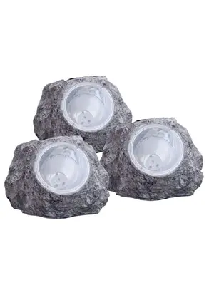 Комплект из 3 садовых фигур Globo Solar 3302-3