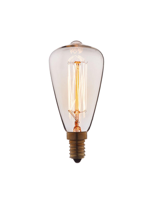 Лампа накаливания E14 40W прозрачная 4840-F