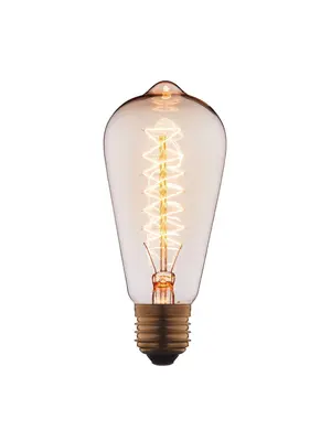 Лампа накаливания E27 60W прозрачная 6460-CT