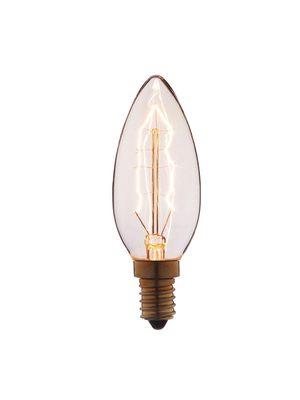 Лампа накаливания E14 60W прозрачная 3560