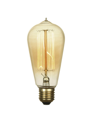 Лампа накаливания E27 60W 2700K прозрачная GF-E-764