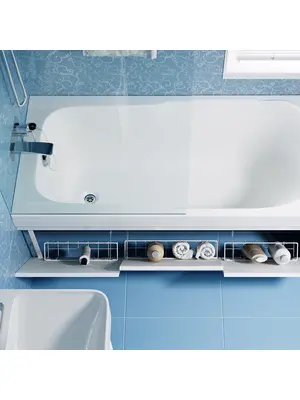 Экран под ванну Alavann Soft 160 см откидной белый