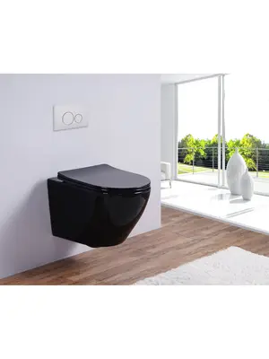 Унитаз подвесной Esbano Azalea черный