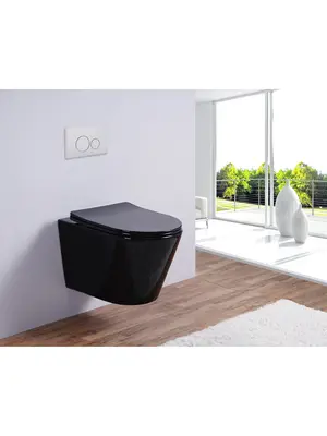 Унитаз подвесной Esbano Clavel черный