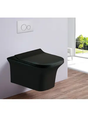 Унитаз подвесной Esbano Azul черный матовый