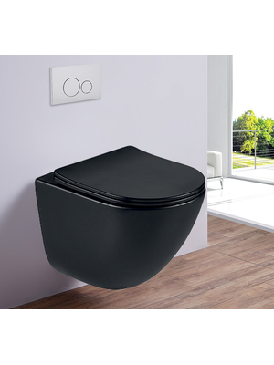 Унитаз подвесной Esbano Lotus черный матовый