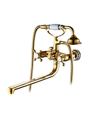 Смеситель для ванны Gerhans K01G K13101G золотой