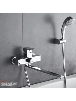 Смеситель для ванны Gerhans Jovian K13108 хром