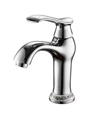 Смеситель для раковины Ledeme К L1041-2 хром керамика