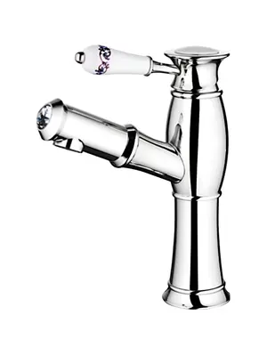 Смеситель для раковины Ledeme H55 L1055-19 с выдвижным изливом хром
