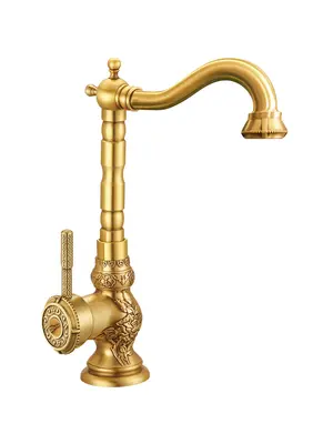 Смеситель для кухни Gerhans K18 K14218 бронзовый