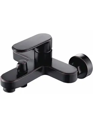 Смеситель для ванны Gerhans K22 K13022T черный с золотой патиной