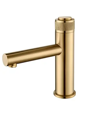 Смеситель для раковины Ledeme H76 L1076Y золотой