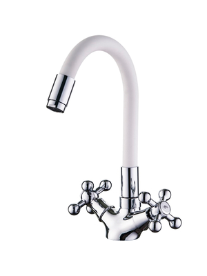 Смеситель для кухни с гибким изливом Ledeme L1319-3 хром