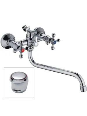 Смеситель для ванны Ledeme H17 L2317 хром