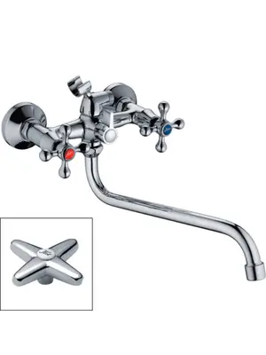 Смеситель для ванны Ledeme H20 L2320 хром