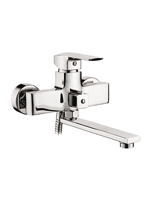 Смеситель универсальный для ванны Ledeme H58 R L3158 хром с коротким изливом