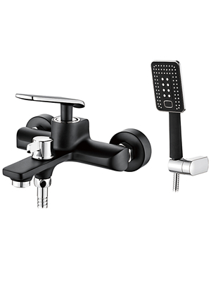 Смеситель для ванны Ledeme H74B L3274B черный/хром