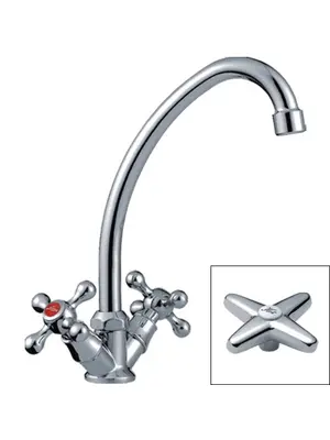 Смеситель для кухни Ledeme H20 L4020 хром