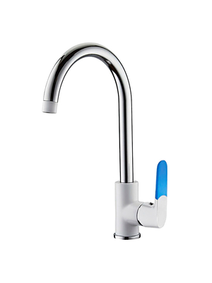 Смеситель для кухни Ledeme H53W L4053W белый/хром