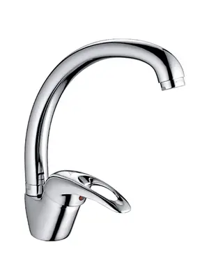 Смеситель для кухни Ledeme H02-B L4102-B хром