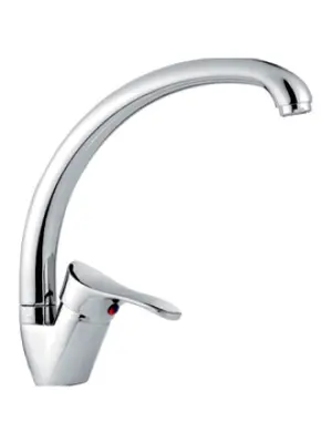 Смеситель для кухни Ledeme H14-B L4114-B хром