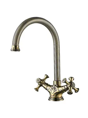 Смеситель для кухни Ledeme 7 L4191C бронзовый