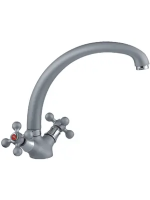 Смеситель для кухни Ledeme H19-1 L4219-1 матовый хром