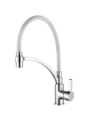Смеситель для кухни с гибким изливом с душем Ledeme L4499-3 хром