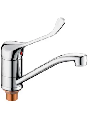 Локтевой смеситель для раковины Ledeme H79 L4579-2 хирургический хром