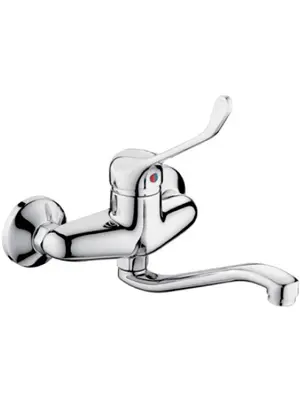 Настенный смеситель локтевой Ledeme H79 L4679 хирургический хром