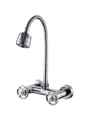 Смеситель для кухни с гибким изливом с душем Ledeme H89 L4689-3 хром