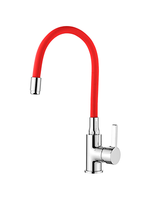 Смеситель для кухни с гибким изливом Ledeme Rainbow L4898-1 хром