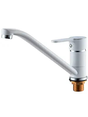 Смеситель для кухни Ledeme H03W L4903W белый/хром