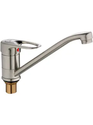 Смеситель для кухни Ledeme H04A L4904A суперсталь