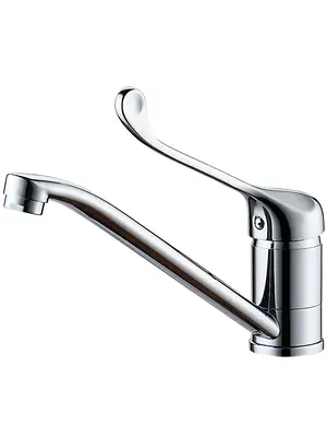 Локтевой смеситель для раковины Ledeme L4979 хирургический хром