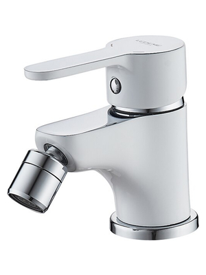 Смеситель для биде Ledeme H03W L5003W белый/хром