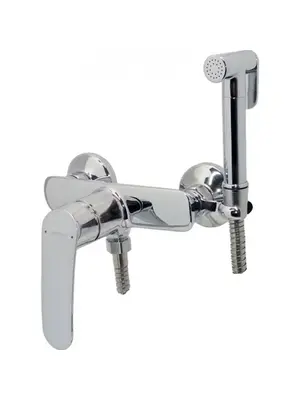 Смеситель с гигиеническим душем Ledeme H72 L5272 хром